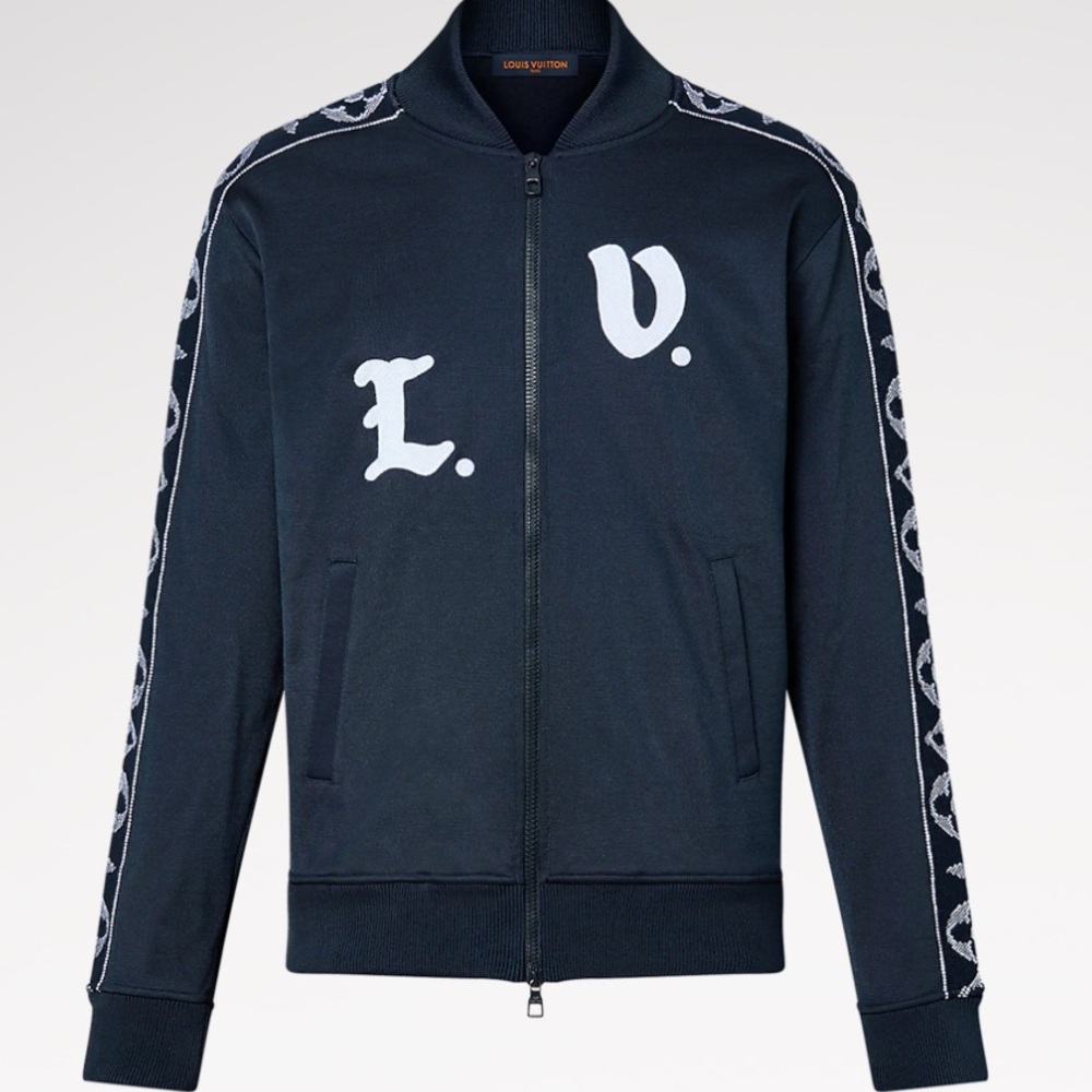 Louis Vuitton Flower Band Embroidered Track Top